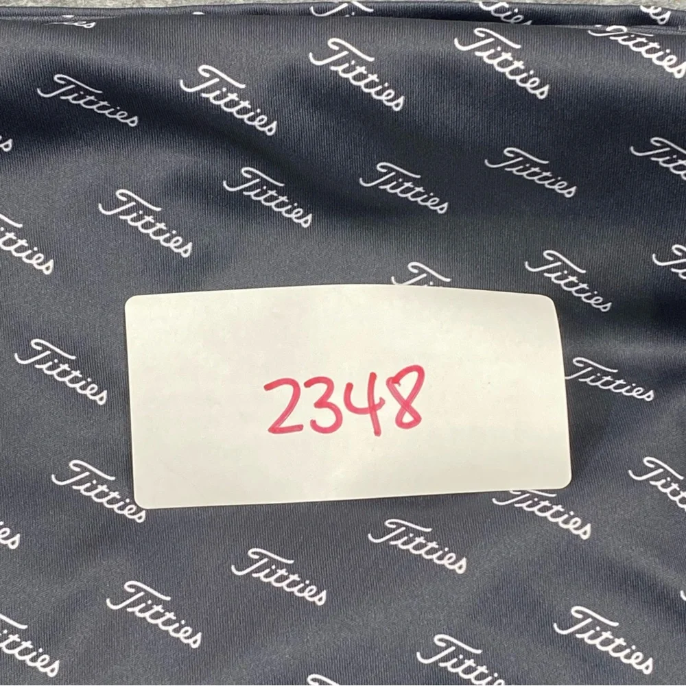 Golf Caps Mens Blue/White Geometric Ti**ies Performance Golf Polo‎ Size LG - Picture 9 of 9